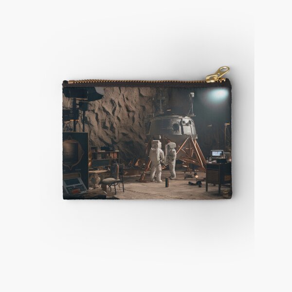 Item preview, The moon landing being filmed in a movie studio  designed and sold by CanyonGarageArt.
