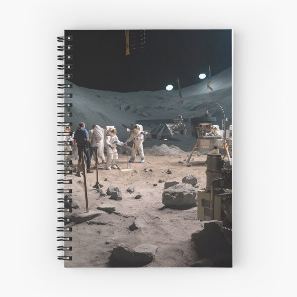 Item preview, The moon landing being filmed in a movie studio  designed and sold by CanyonGarageArt.