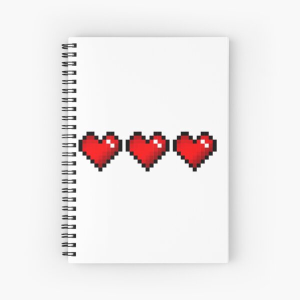Item preview, Red pixel hearts designed and sold by Kawaii-Crafts.