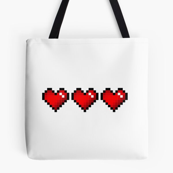 Item preview, Red pixel hearts designed and sold by Kawaii-Crafts.