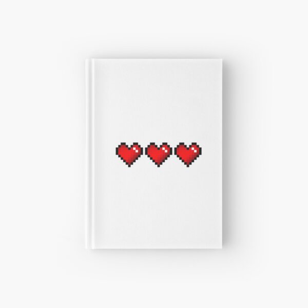 Item preview, Red pixel hearts designed and sold by Kawaii-Crafts.