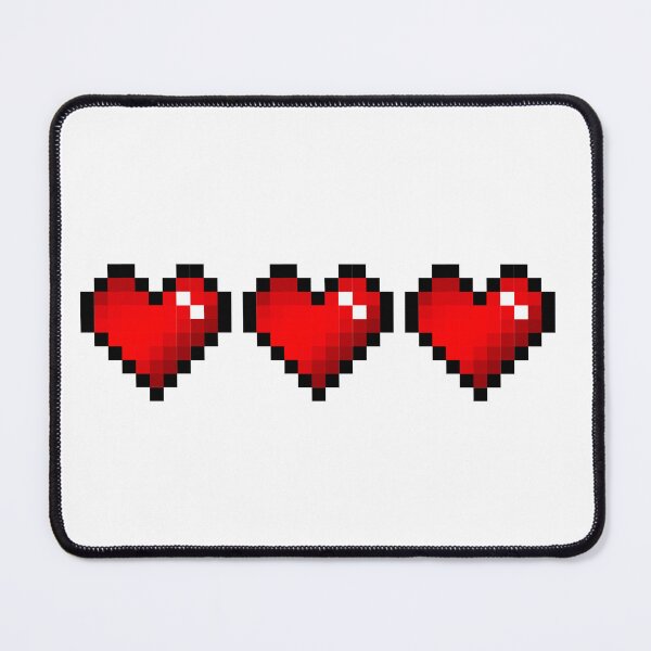 Item preview, Red pixel hearts designed and sold by Kawaii-Crafts.