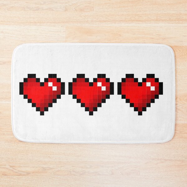 Item preview, Red pixel hearts designed and sold by Kawaii-Crafts.