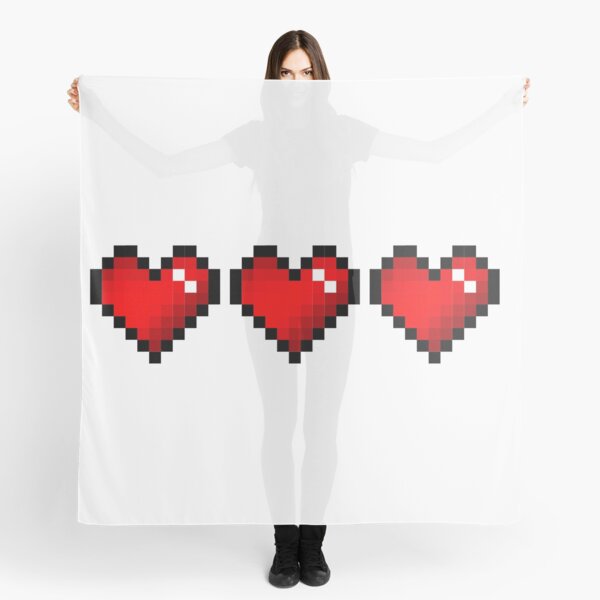 Item preview, Red pixel hearts designed and sold by Kawaii-Crafts.