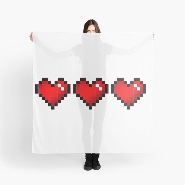 Item preview, Red pixel hearts designed and sold by Kawaii-Crafts.