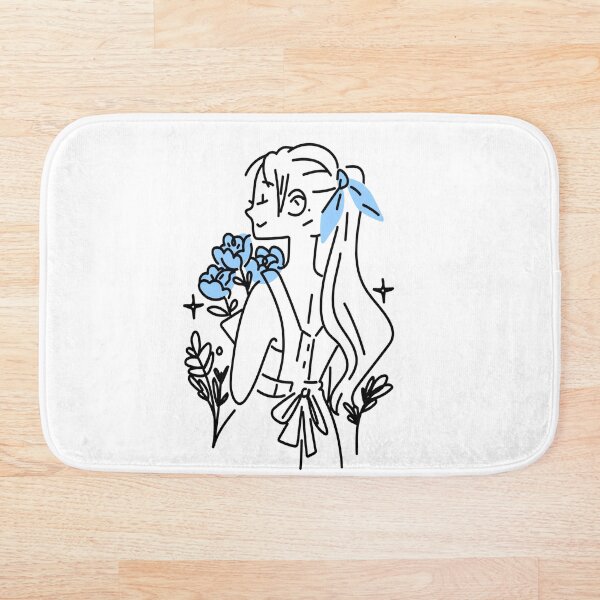 Aperçu de l'œuvre Fille de fleur - Bleu créée et vendue par Timeknights.