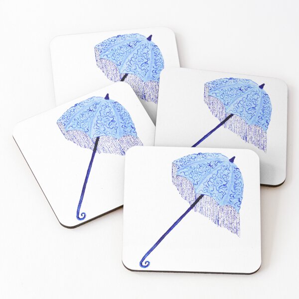 Item preview, Blue Parasol designed and sold by Renata Kaminker.