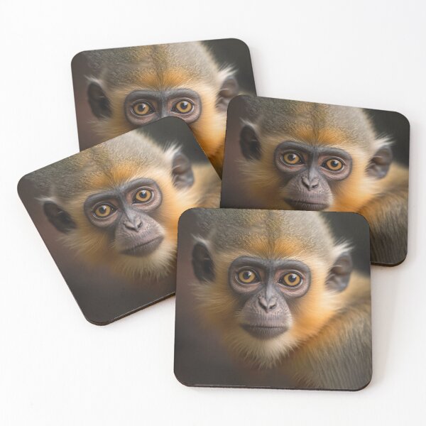 Item preview, Captivating Close-up of African Green Monkey's Eyes designed and sold by francodelgrando.