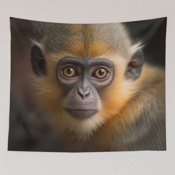 Item preview, Captivating Close-up of African Green Monkey's Eyes designed and sold by francodelgrando.