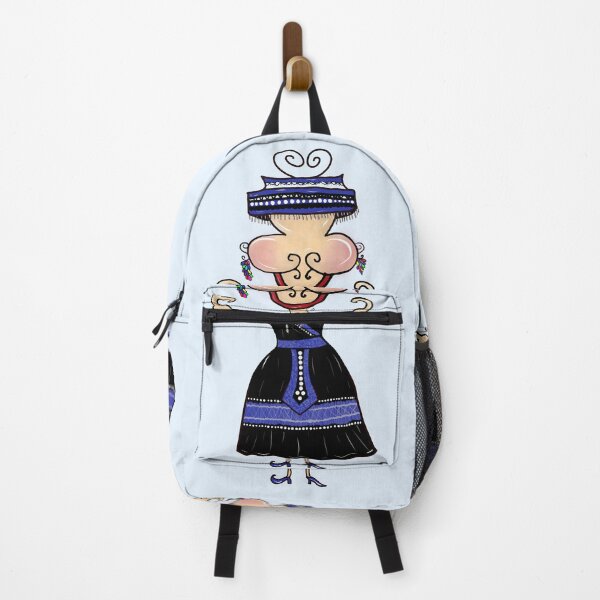 Item preview, cartoon A strong aunt monster wearing tribal clothes. designed and sold by 236Reel.
