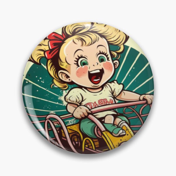 Item preview, child on roller coaster designed and sold by LoveyDesign.