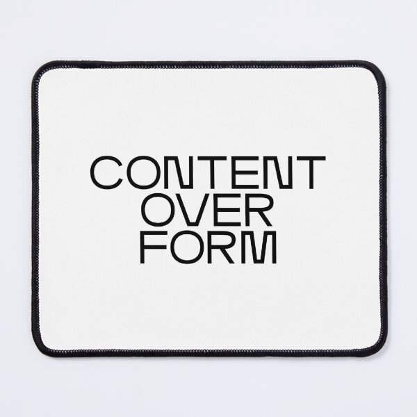 Item preview, Content over form (black) designed and sold by didijuca.