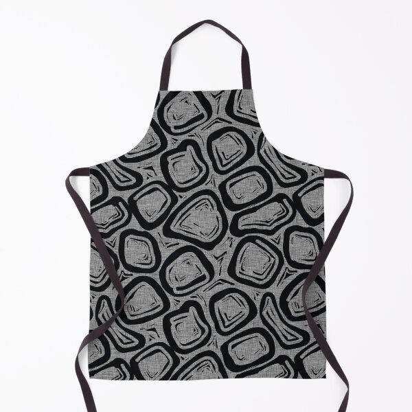 Item preview, Mid Century Modern Boulders in Gray and Black designed and sold by CheriesArt.