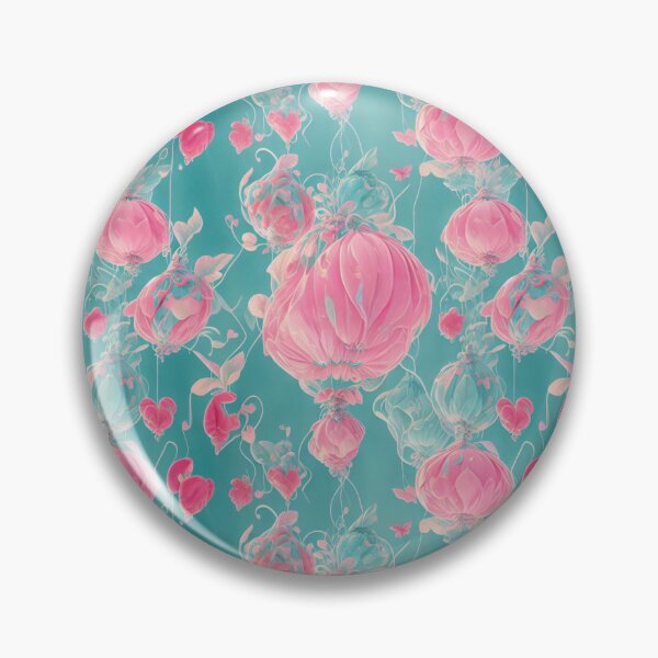 Item preview, Pink and Aqua Floaty Abstract Pattern designed and sold by IcedImages.
