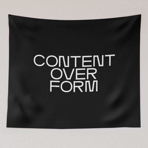 Item preview, Content over form (white) designed and sold by didijuca.