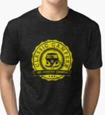 Retro Badge Yellow Classic Grunge Tri-blend T-Shirt