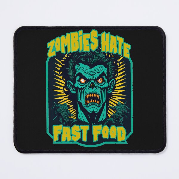 Item preview, Zombies hate fast food designed and sold by MetalSatyrShop.