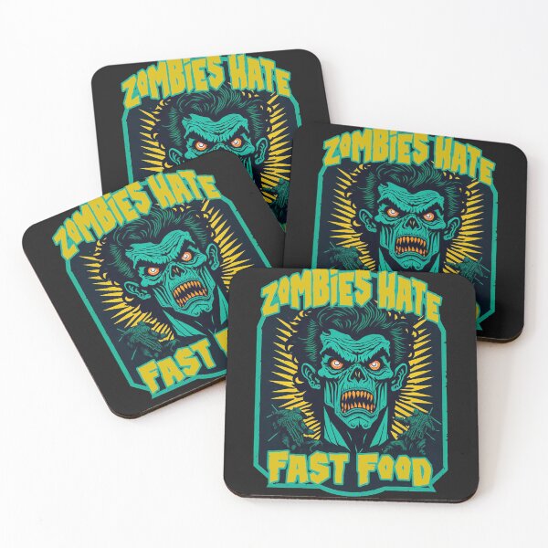 Item preview, Zombies hate fast food designed and sold by MetalSatyrShop.