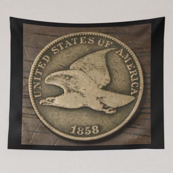 Item preview, Large Photograph 1858 Flying Eagle Cent designed and sold by coinsxcrochet.