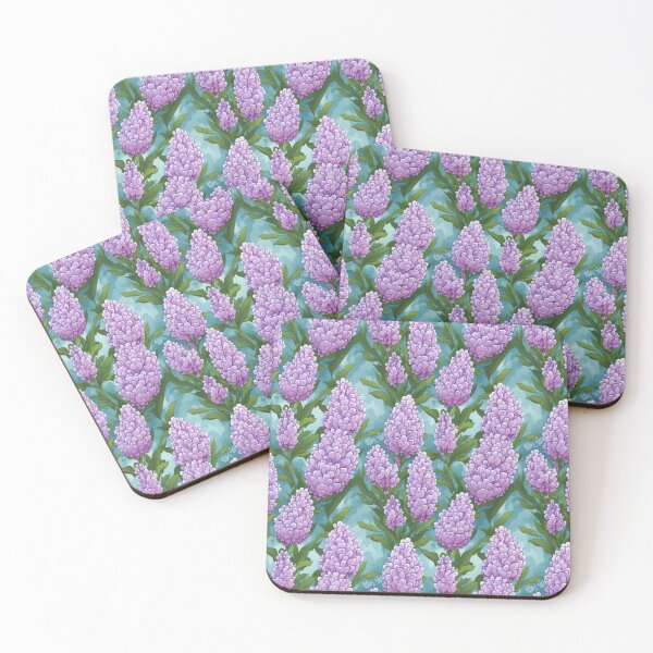Item preview, Lilac Hyacinth Style Pattern designed and sold by IcedImages.