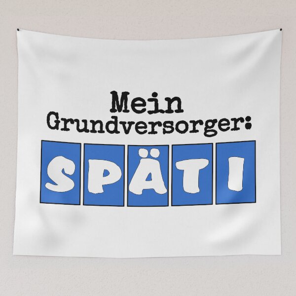 Artikelvorschau, Mein Grundversorger: SPÄTI - lustiger Spruch - Berlin Meme entworfen und verkauft von Marcel Wirth.
