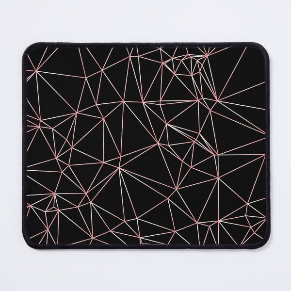 Item preview, Abstract Triangles With Rose Golden Line designed and sold by JenTrinhArt.