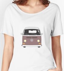 EB Camper Front Brown Women's Relaxed Fit T-Shirt