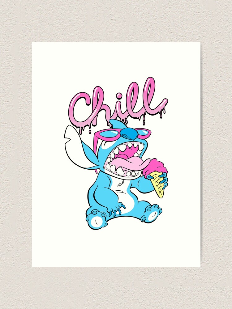 Stitch Chill Pose Collection Sticker