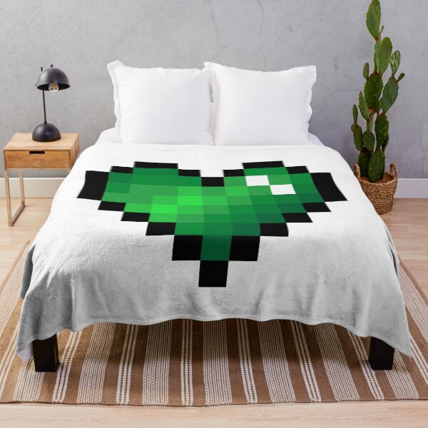 Item preview, Green Pixel Heart designed and sold by Kawaii-Crafts.