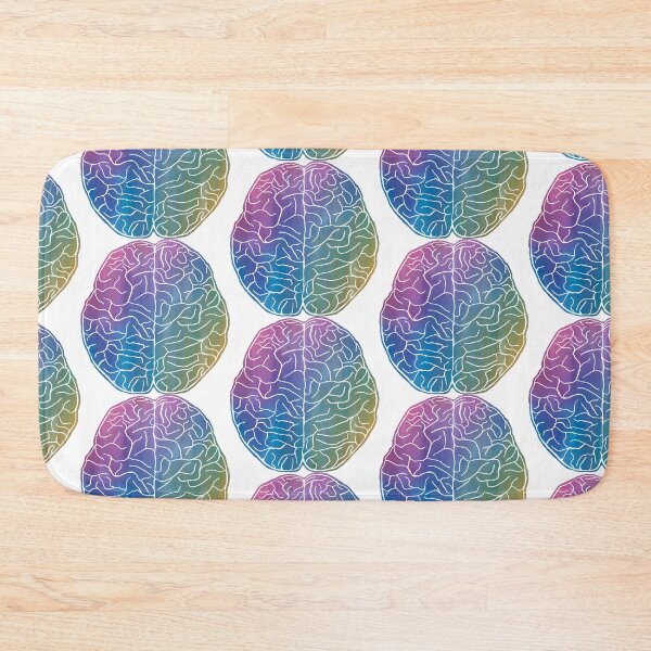 Item preview, Rainbow Brain 2 (oil pastel) designed and sold by Alane Fideler.