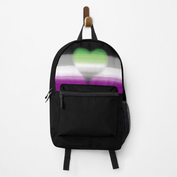 Aperçu de l'œuvre Watercolor Asexual Aromantic Pride Flag créée et vendue par Sum-Thangs.