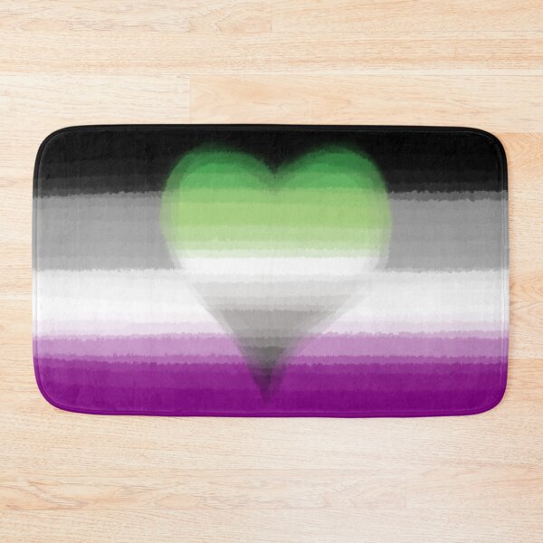 Item preview, Watercolor Asexual Aromantic Pride Flag designed and sold by Sum-Thangs.