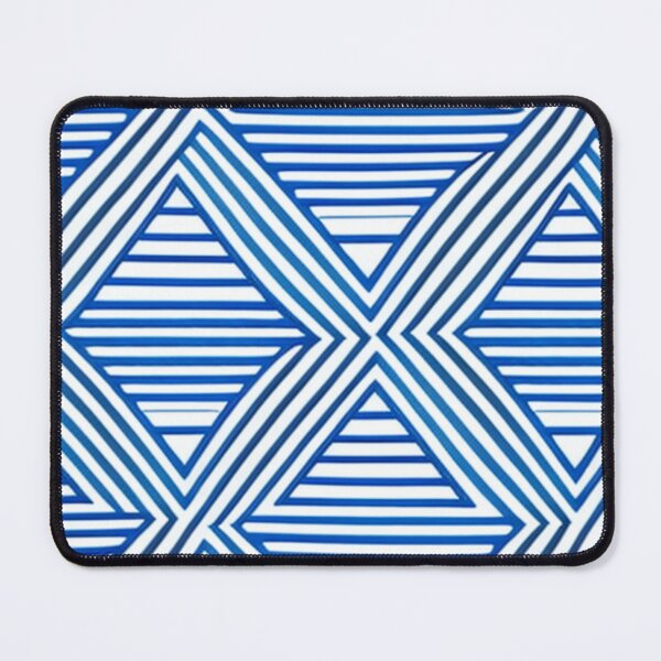 Item preview, Blue Geometric Line Pattern designed and sold by donlmartino.