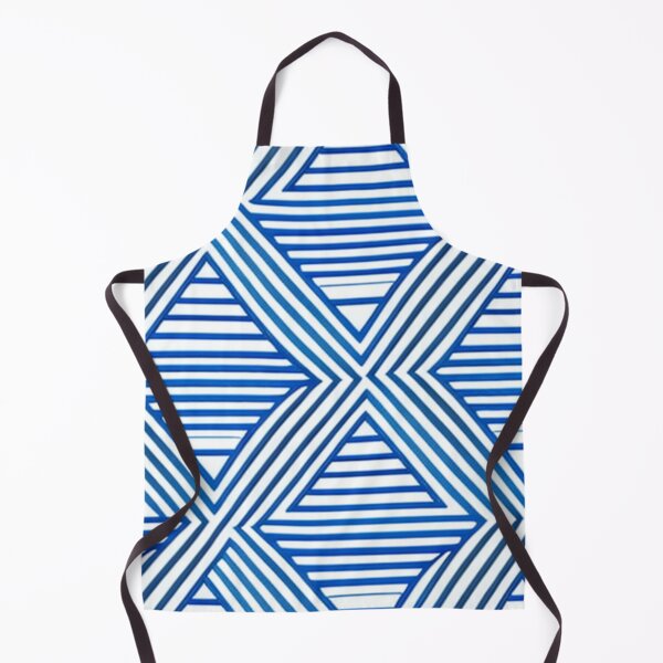 Item preview, Blue Geometric Line Pattern designed and sold by donlmartino.