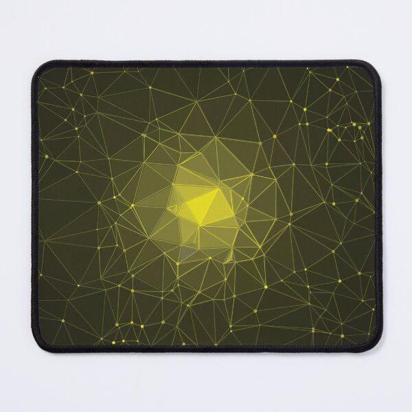 Item preview, Abstract Low Poly With Yellow Color designed and sold by JenTrinhArt.