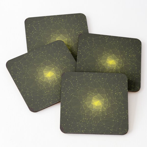Item preview, Abstract Low Poly With Yellow Color  designed and sold by JenTrinhArt.