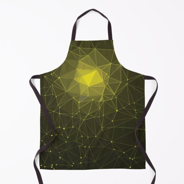 Item preview, Abstract Low Poly With Yellow Color designed and sold by JenTrinhArt.