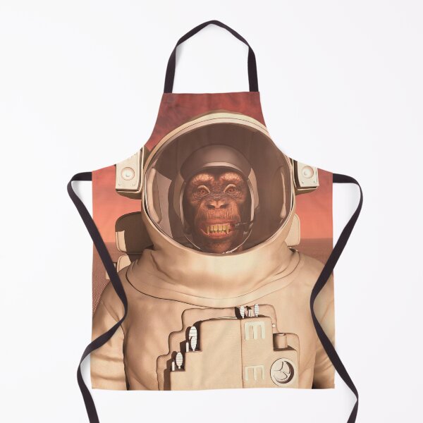 Item preview, Chimpanzee in a space suit on Mars designed and sold by MIRO3D.