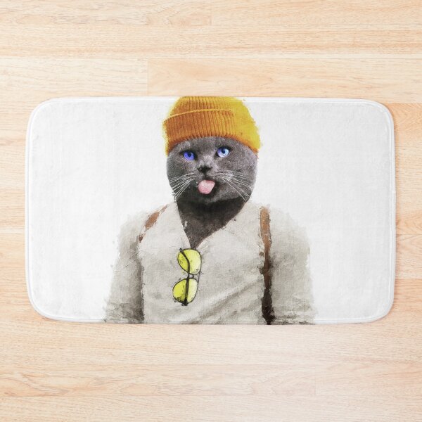 Item preview, Hipster Cat in Oil: A Feline Fashionista Masterpiece designed and sold by thelazypigeon.