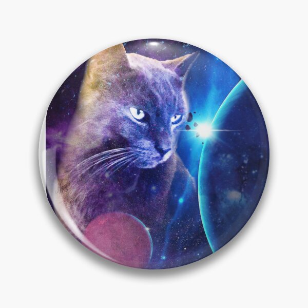 Item preview, Astro-kitty designed and sold by Twisted Doodles.