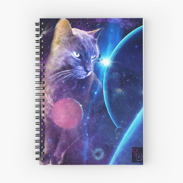 Item preview, Astro-kitty designed and sold by Twisted Doodles.