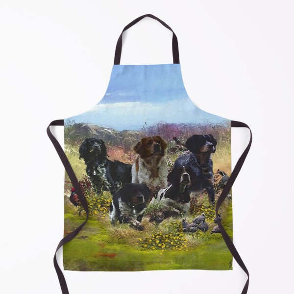Item preview, French Brittany , Bird hunting designed and sold by TammyHunterArt.