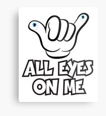 All Eyes on Me Graphic Design Metal Print