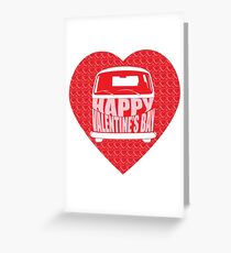 Valentine's Day Camper Bay Greeting Card