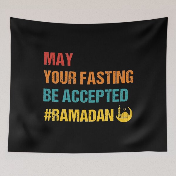 Item preview, May Your Fasting Be Accepted - Ramadan Kareem - Ramadan Mubarak - Ramadan Month 2023 Vintage designed and sold by naworas.