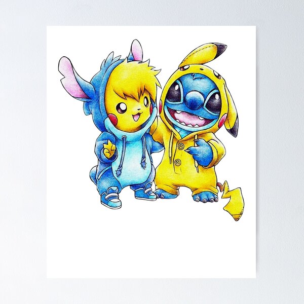 Stitch Ohana Poster Stitch Print Wall Decor Lilo and Stitch Poster V185 