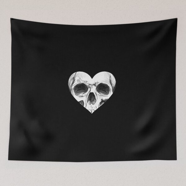 Item preview, Heart-shaped frontal skull. designed and sold by Nyctophiles.