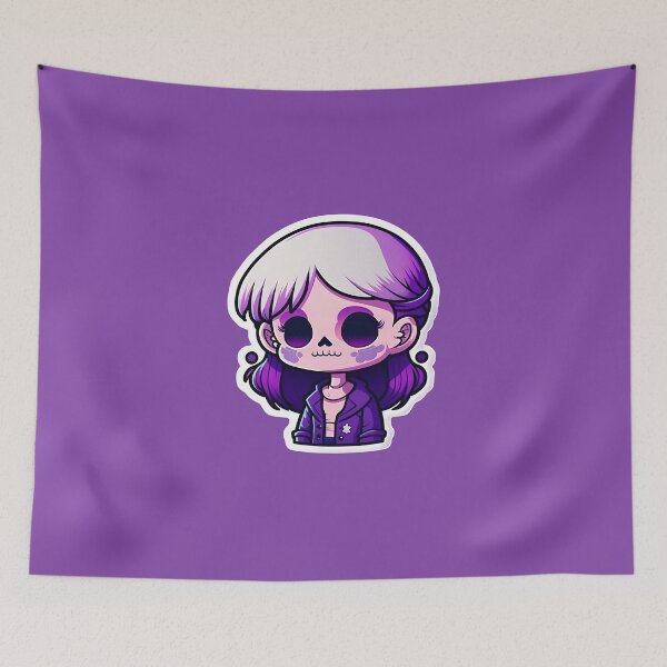 Item preview, Happy Chibi SkullGirl designed and sold by RoboRembrandt.