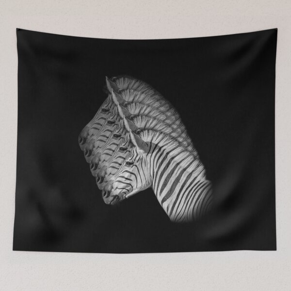 Item preview, Staggered Zebra Portrait designed and sold by Cathy Withers-Clarke.