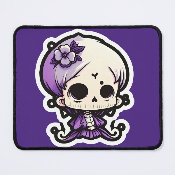 Item preview, Cute Chibi Skeleton SkullGirl designed and sold by RoboRembrandt.